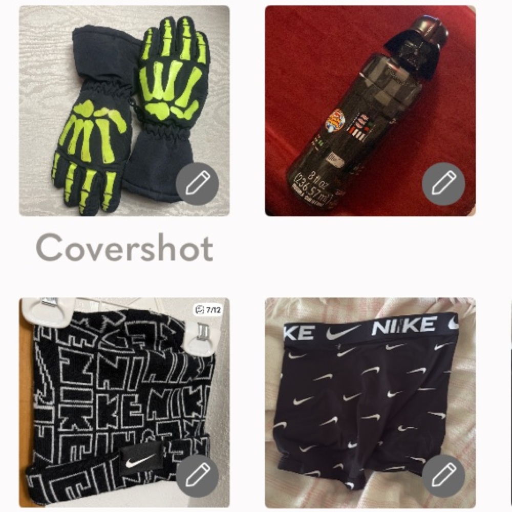 NIKE Swish Boxers SzM+NIKE logo hat⭐️Wars Darth Bubbles+🩻gloves🧤Sz10